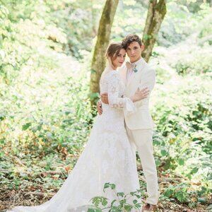 Vintage European wedding dress